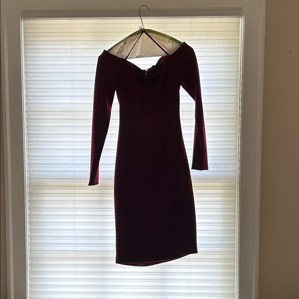 DO+BE Maroon Long Sleeve Dress